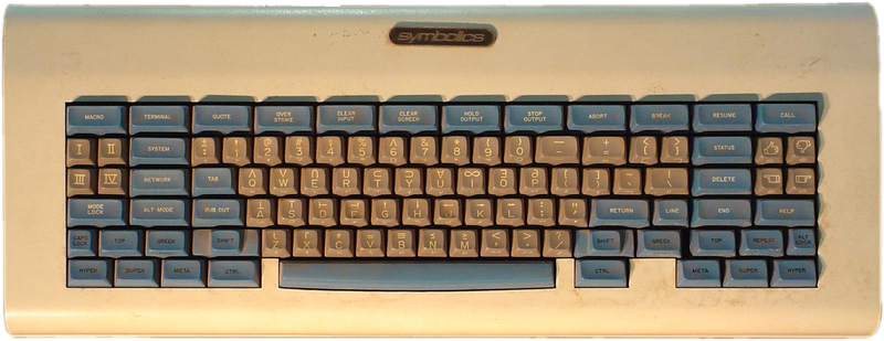 Symbolics LM-2 Keyboard (source: wikipedia)
