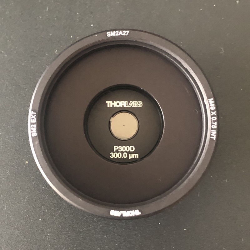 Pinhole lens filter side (P300D is shown here, but I used P200D for this post)
