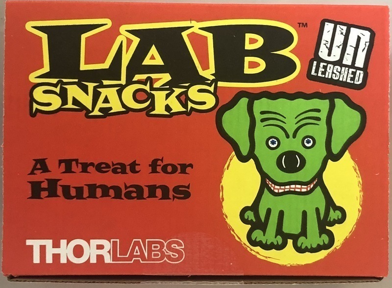 Thorlabs snacks box that comes with every order :)
