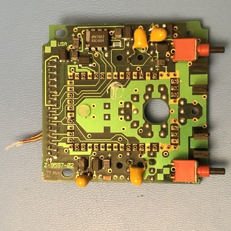 IC removed, it is mounted on a socket but socket is pretty interesting